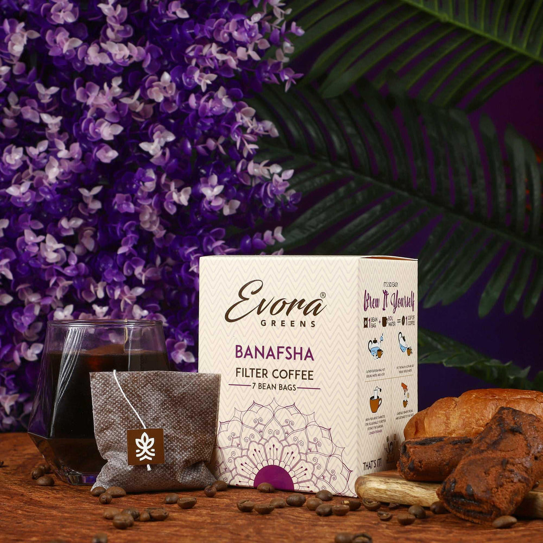 Banafsha Easy Dip Filter Coffee (7 Dip Bags) - Evora Greens
