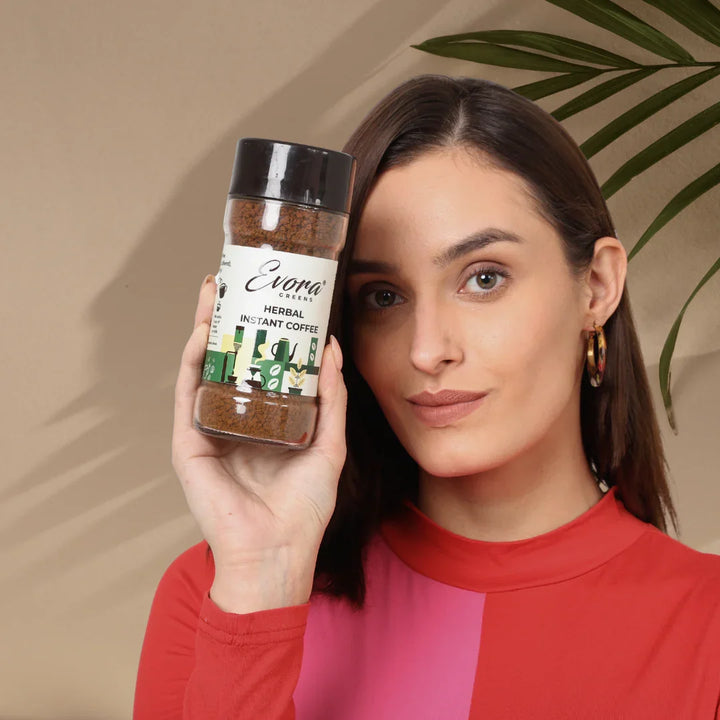 Instant Herbal Coffee 100 G - Evora Greens