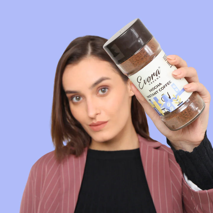 Mocha Instant Coffee 100G - Evora Greens