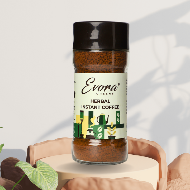Instant Herbal Coffee 100 G - Evora Greens