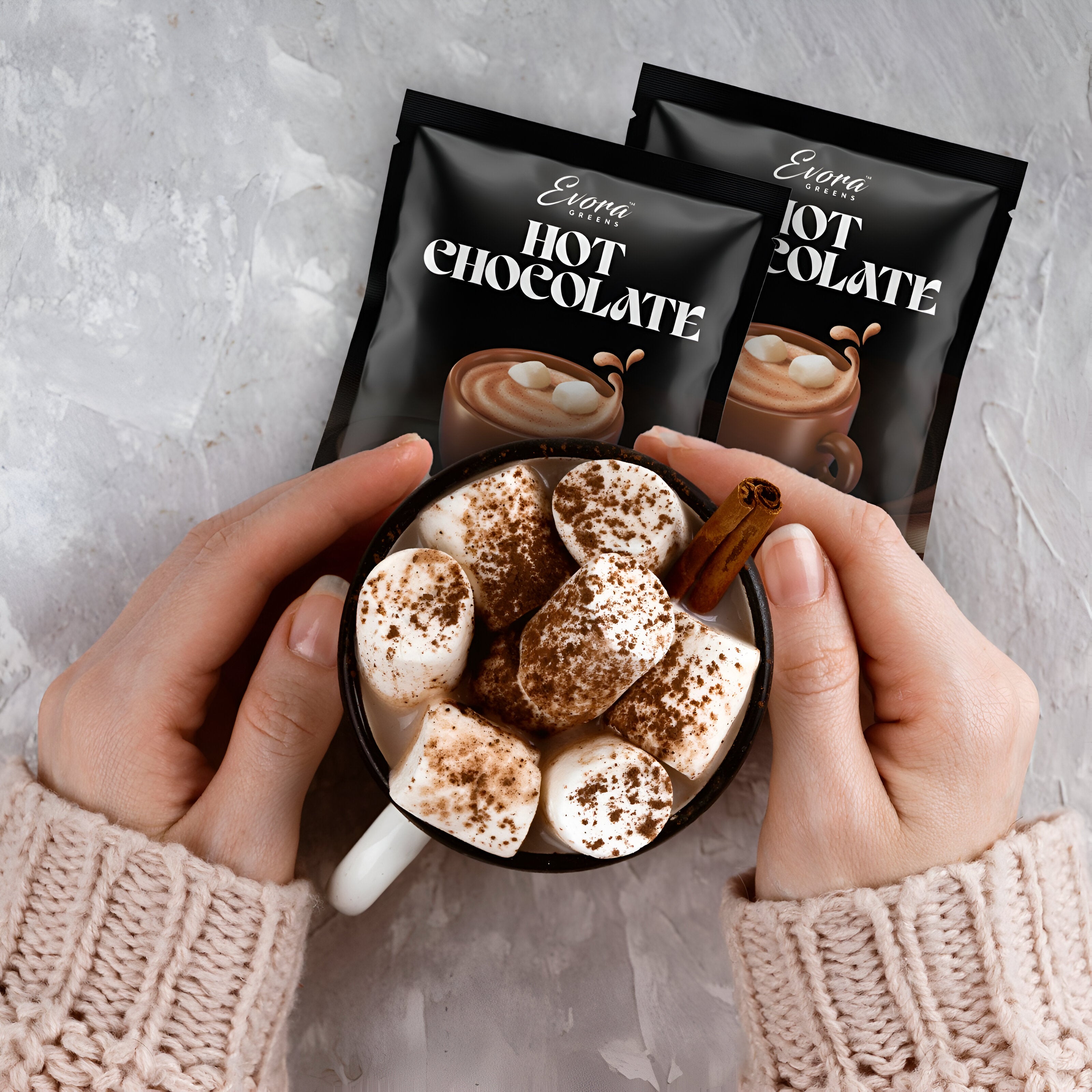 Hot chocolate - 50 grams x 3 – Evora Greens (Aabhar Ventures